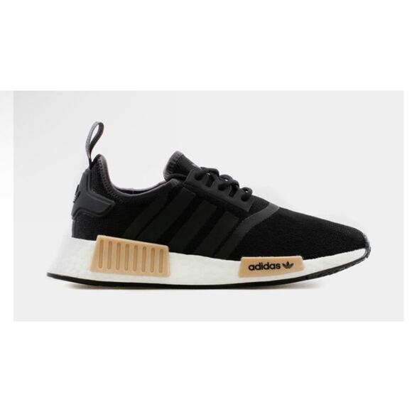 ADIDAS NMD R1 WOMENS SNEAKERS IN BLACK/BLUSH - Picture 1 of 11